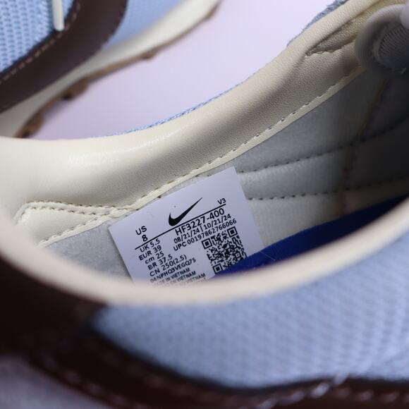 NIKE LD-1000 Low Cut Sneakers Light Blue Milk Brown Running Active Women's 8 - Picture 7 of 8